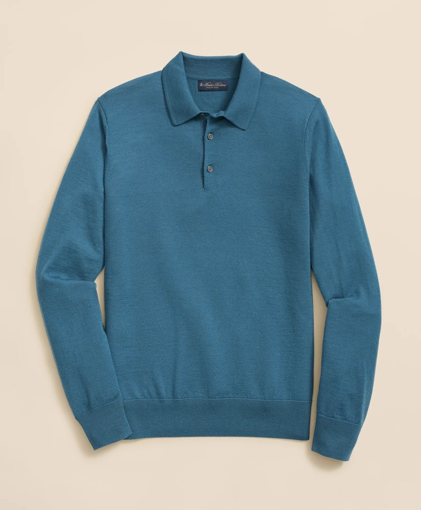 Ultimate Merino Wool Polo Sweater / Brooks Brothers Men