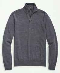 Ultimate Merino Wool Quarter-Zip Sweater / Brooks Brothers Men