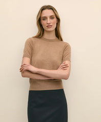 Ultimate Merino Wool Short-Sleeve Sweater Shell / Brooks Brothers Women