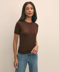 Ultimate Merino Wool Short-Sleeve Sweater Shell / Brooks Brothers Women