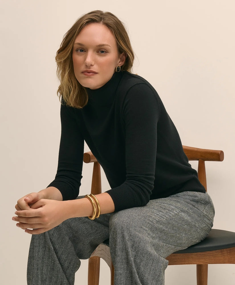 Ultimate Merino Wool Turtleneck / Brooks Brothers Women