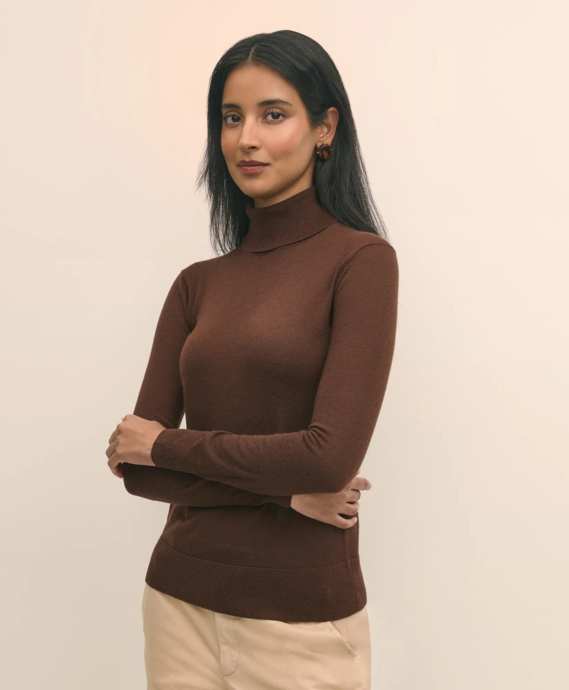 Ultimate Merino Wool Turtleneck / Brooks Brothers Women