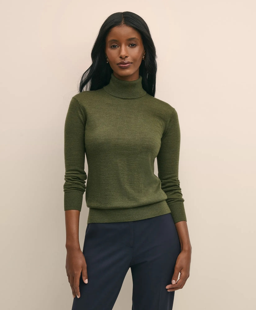 Ultimate Merino Wool Turtleneck / Brooks Brothers Women