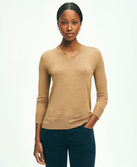 Ultimate Merino Wool V-Neck Sweater / Brooks Brothers Women