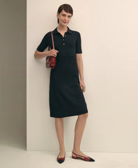Viscose Polo Knit Dress / Brooks Brothers Sale