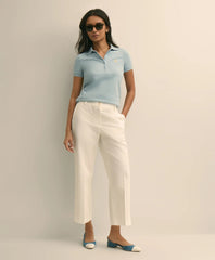 Cropped Wide-Leg Advantage Chino / Brooks Brothers Women