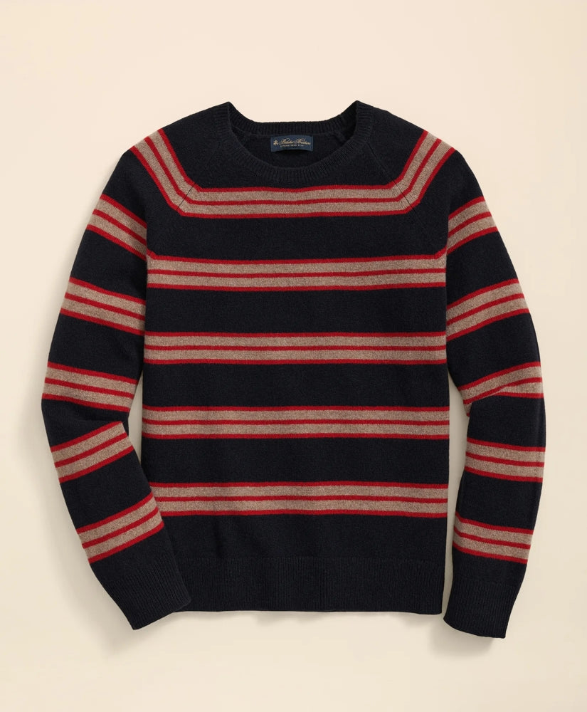 Wool Archive Stripe Sweater / Brooks Brothers Sale
