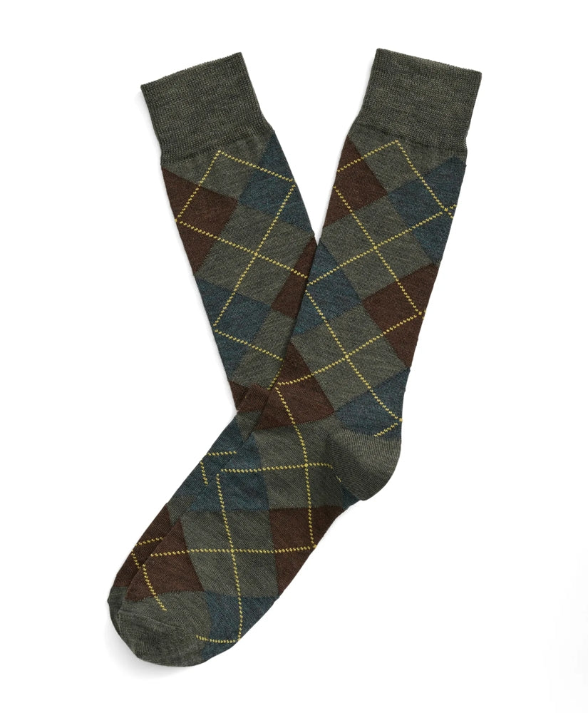 Wool Blend Argyle Socks / Brooks Brothers Sale