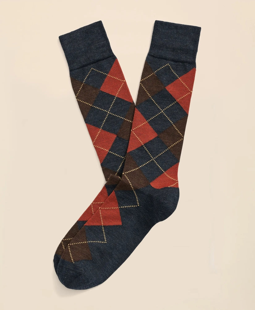 Wool Blend Argyle Socks / Brooks Brothers Sale