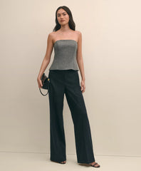 Wool-Blend Herringbone Bustier / Brooks Brothers Sale