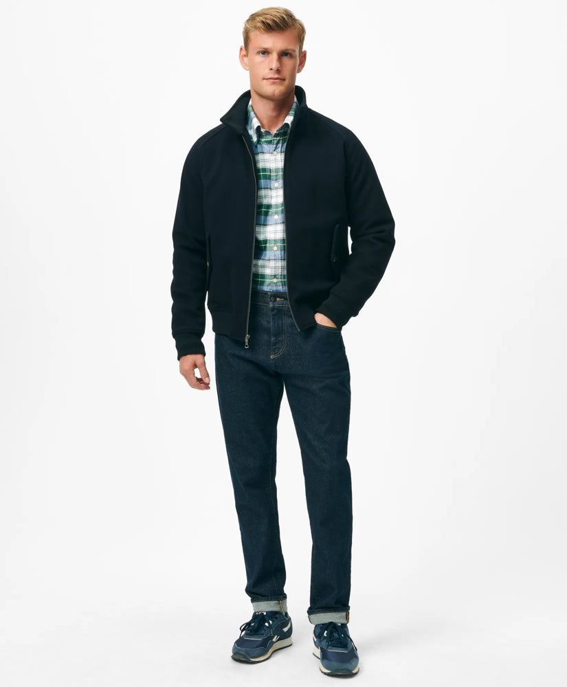 Wool Bomber Jacket / Brooks Brothers Men