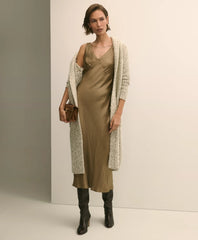 Wool-Cashmere Long Cardigan / Brooks Brothers Sale