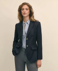 Wool Two-Button Blazer / Brooks Brothers Women