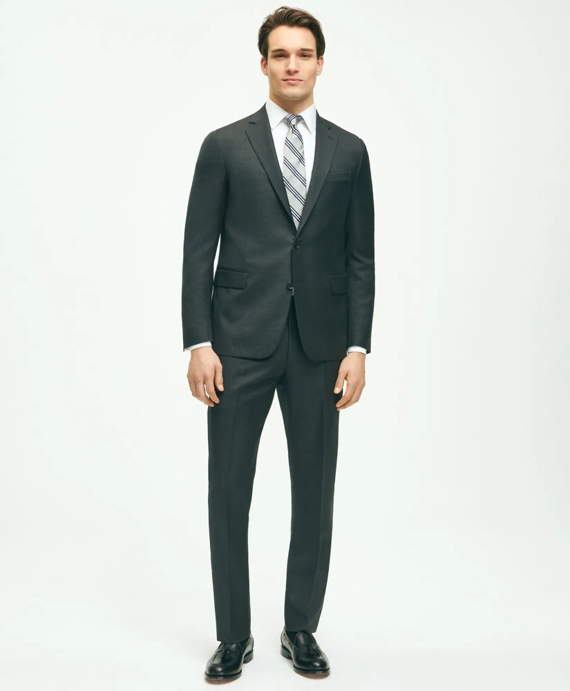 Classic Fit Wool Tic 1818 Suit / Brooks Brothers Tailored