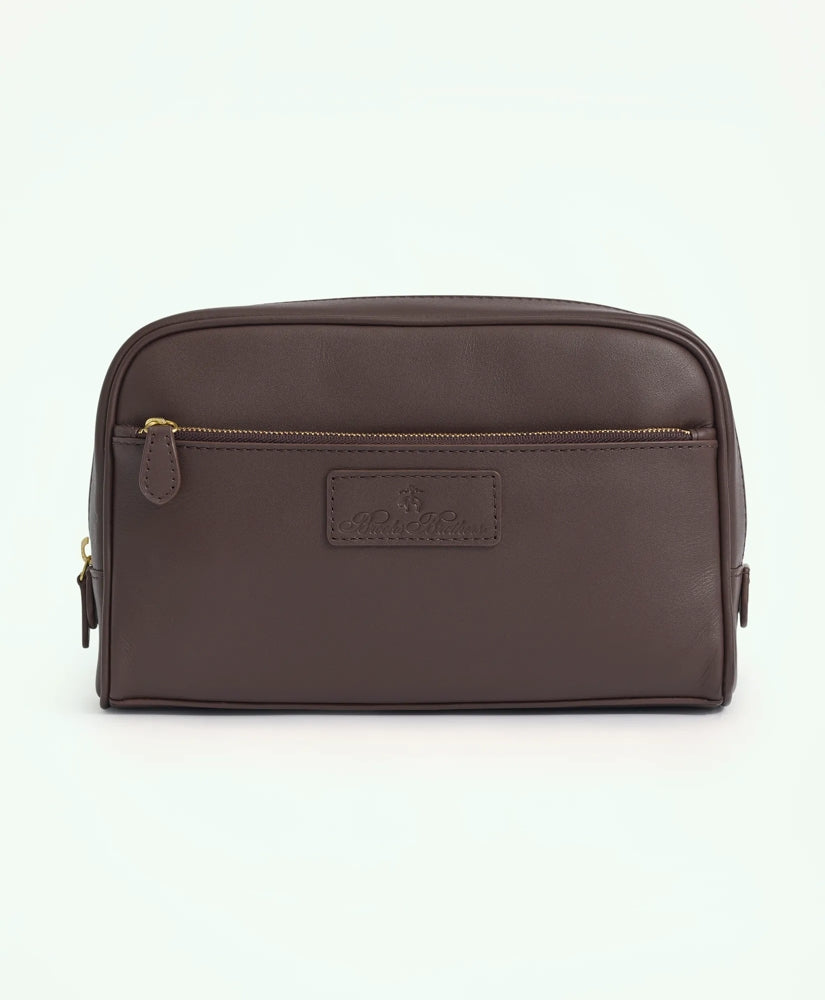 Large Leather Dopp Kit / Brooks Brothers Men