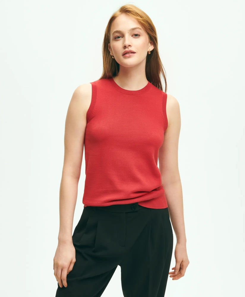 Twinset Shell in Supima / Brooks Brothers Women