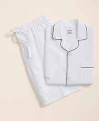 Cotton Broadcloth Short Pajamas / Brooks Brothers Men