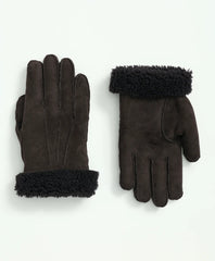 Shearling Sheepskin Gloves / Brooks Brothers Men