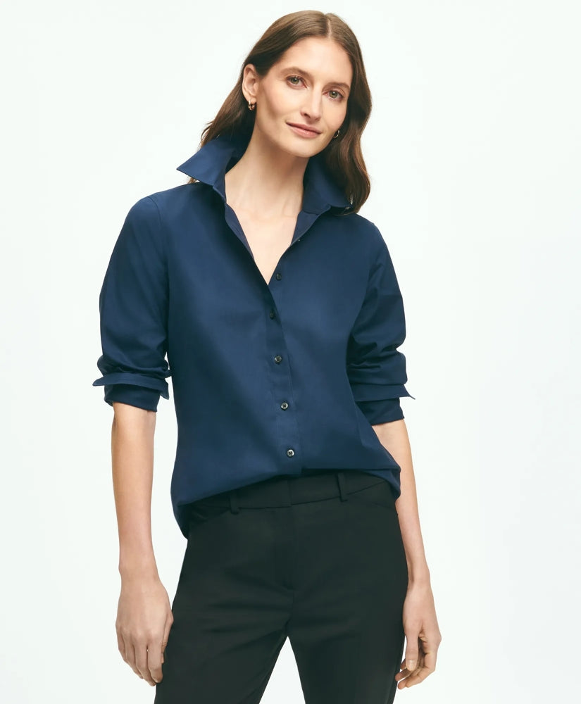 Fitted Non-Iron Stretch Supima / Brooks Brothers Women