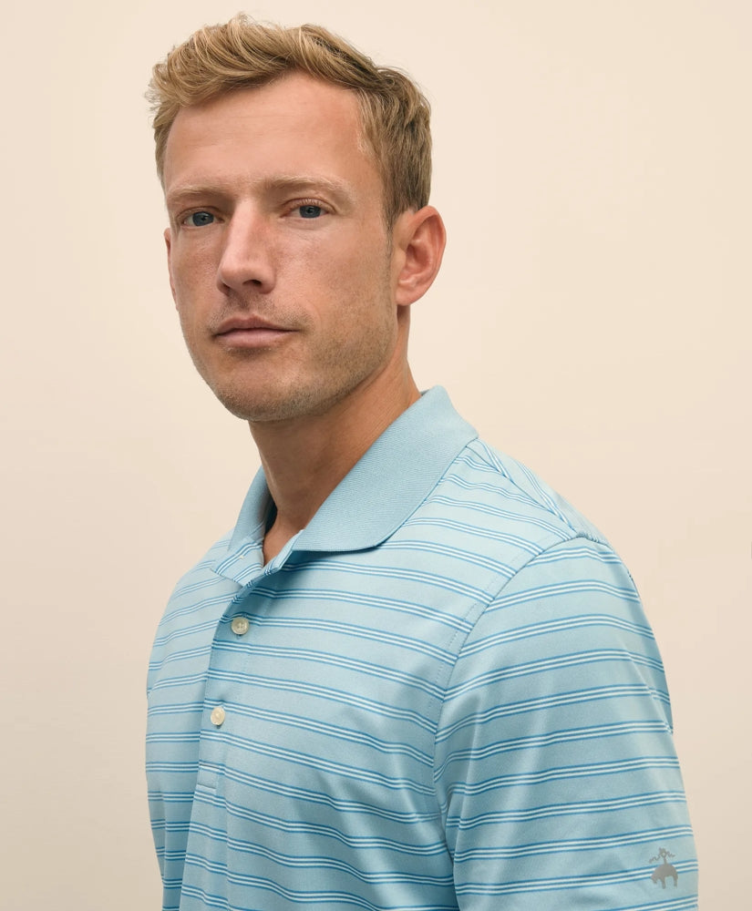 Performance Series BB#1 Stripe Polo Shirt / Brooks Brothers Sale