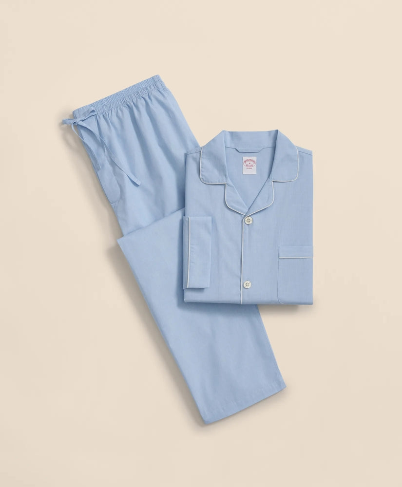 Cotton Broadcloth Pajamas / Brooks Brothers Men