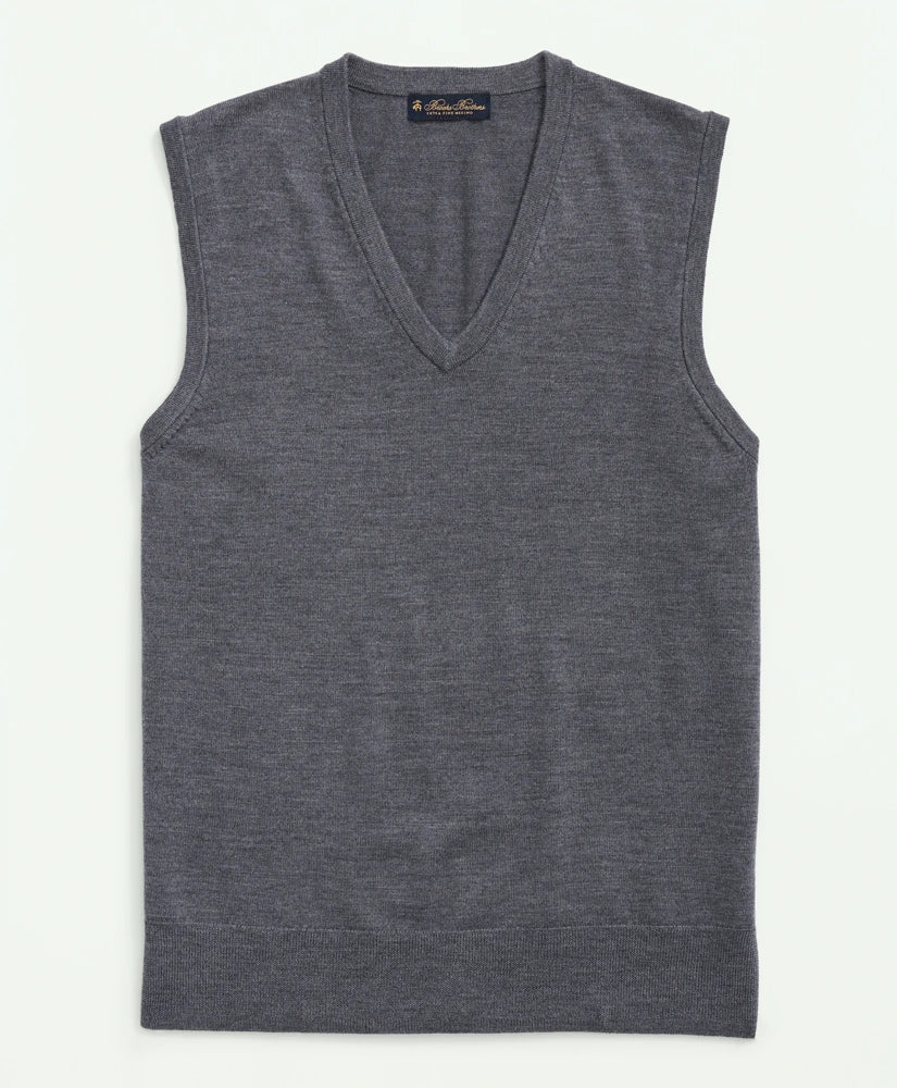 Ultimate Merino Wool Sweater Vest / Brooks Brothers Tailored