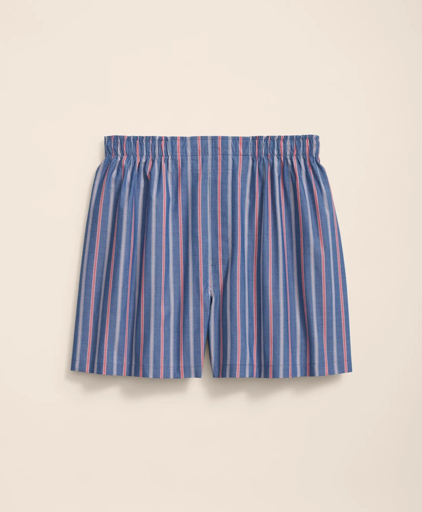Cotton Broadcloth Striped Boxers / Brooks Brothers Sale