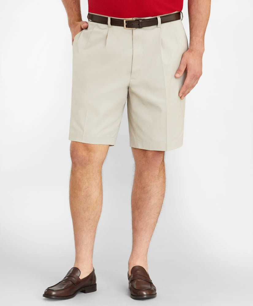 Big & Tall Pleat Front Stretch Advantage Chino / Brooks Brothers Sale