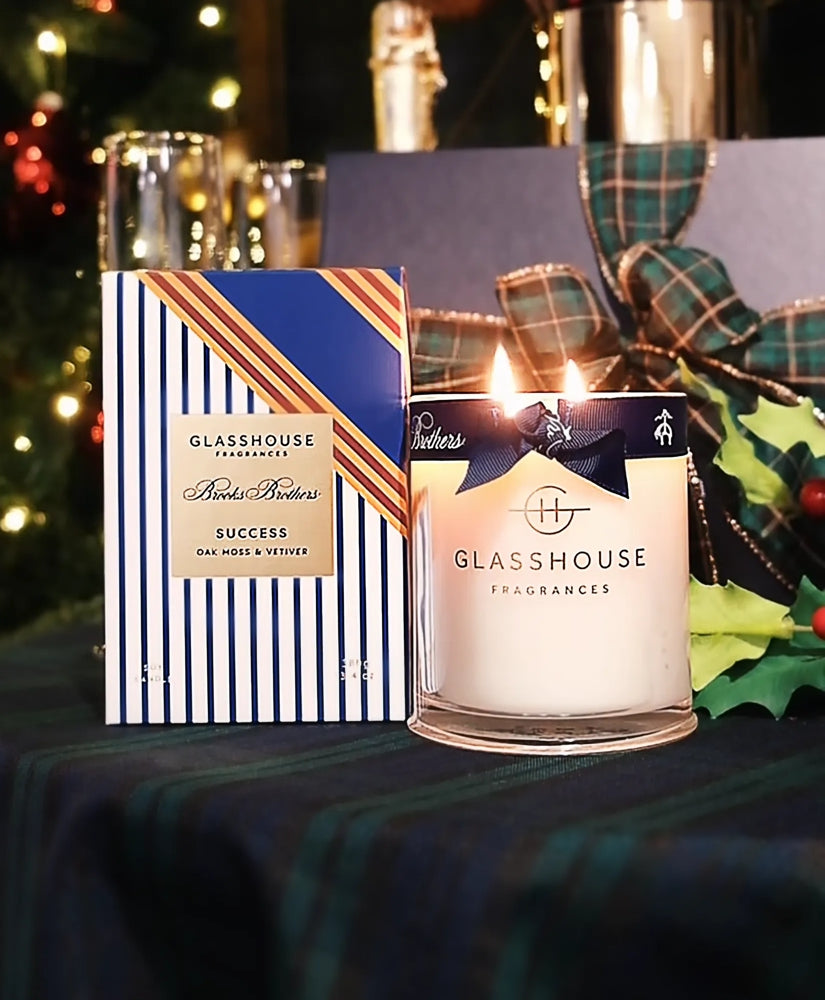 Oak Moss & Vetiver "Success" Candle / Brooks Brothers Men