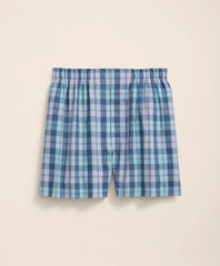 Cotton Broadcloth Bold Plaid Boxers / Brooks Brothers Sale