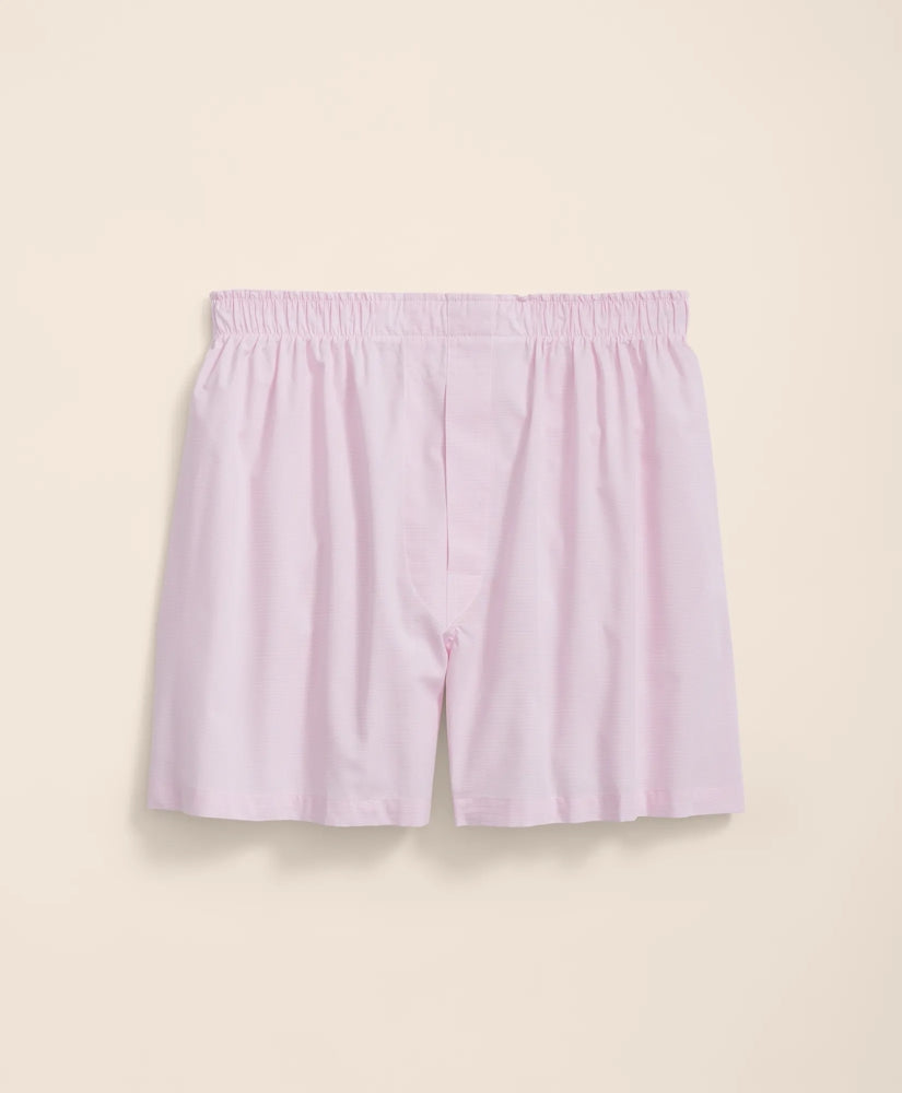 Cotton Broadcloth End-on-End Boxers / Brooks Brothers Sale