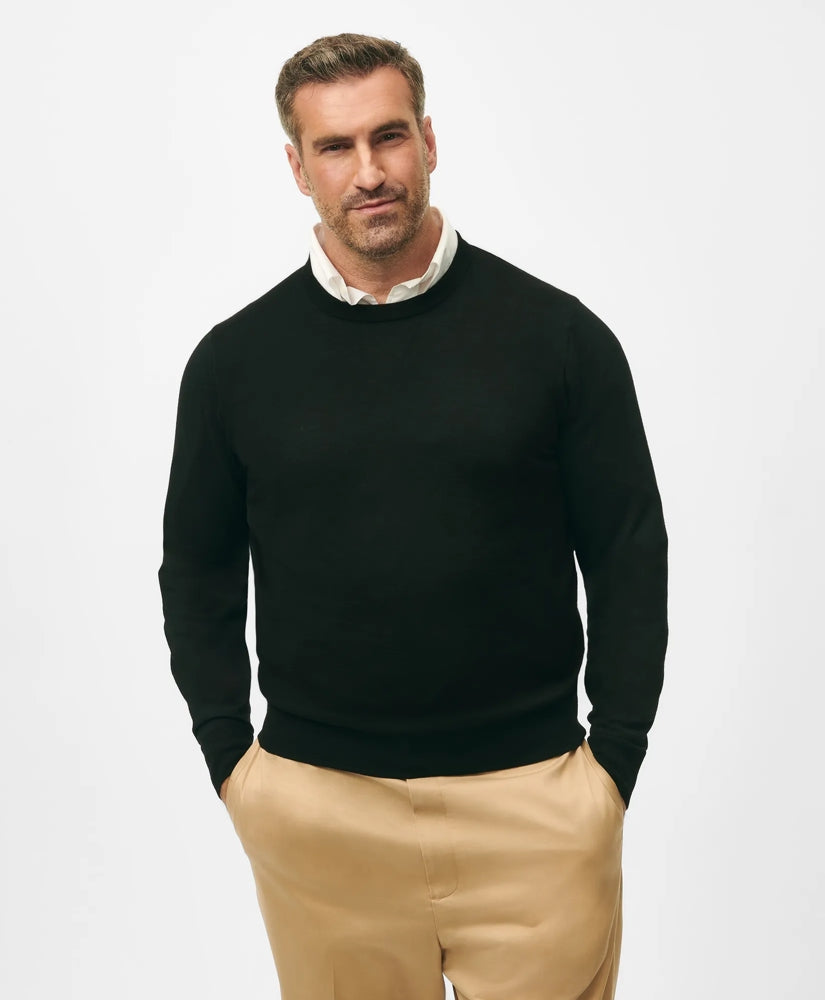 Big & Tall Ultimate Merino Wool Crewneck Sweater / Brooks Brothers Men