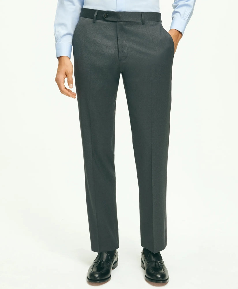 Traditional Fit Wool 1818 Dress Pants / Brooks Brothers Men