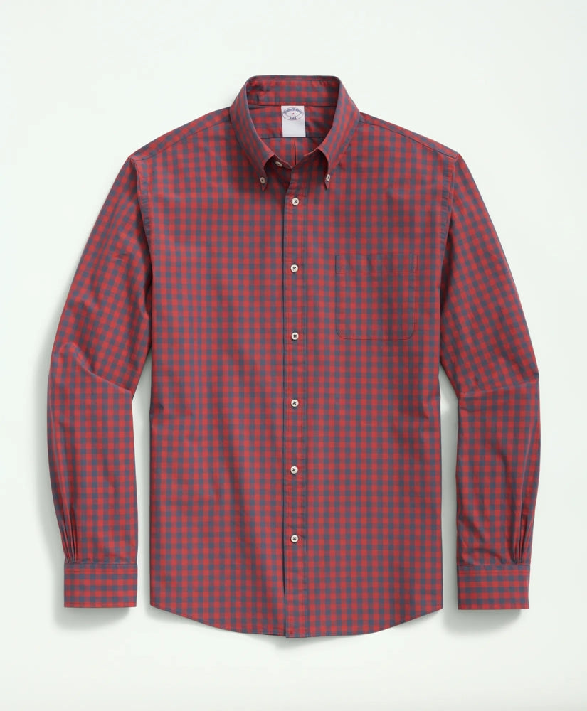 Friday Shirt, Poplin  Checked / Brooks Brothers Sale