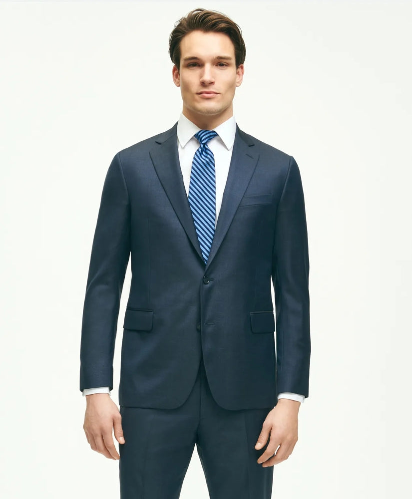 Classic Fit Wool Tic 1818 Suit / Brooks Brothers Tailored