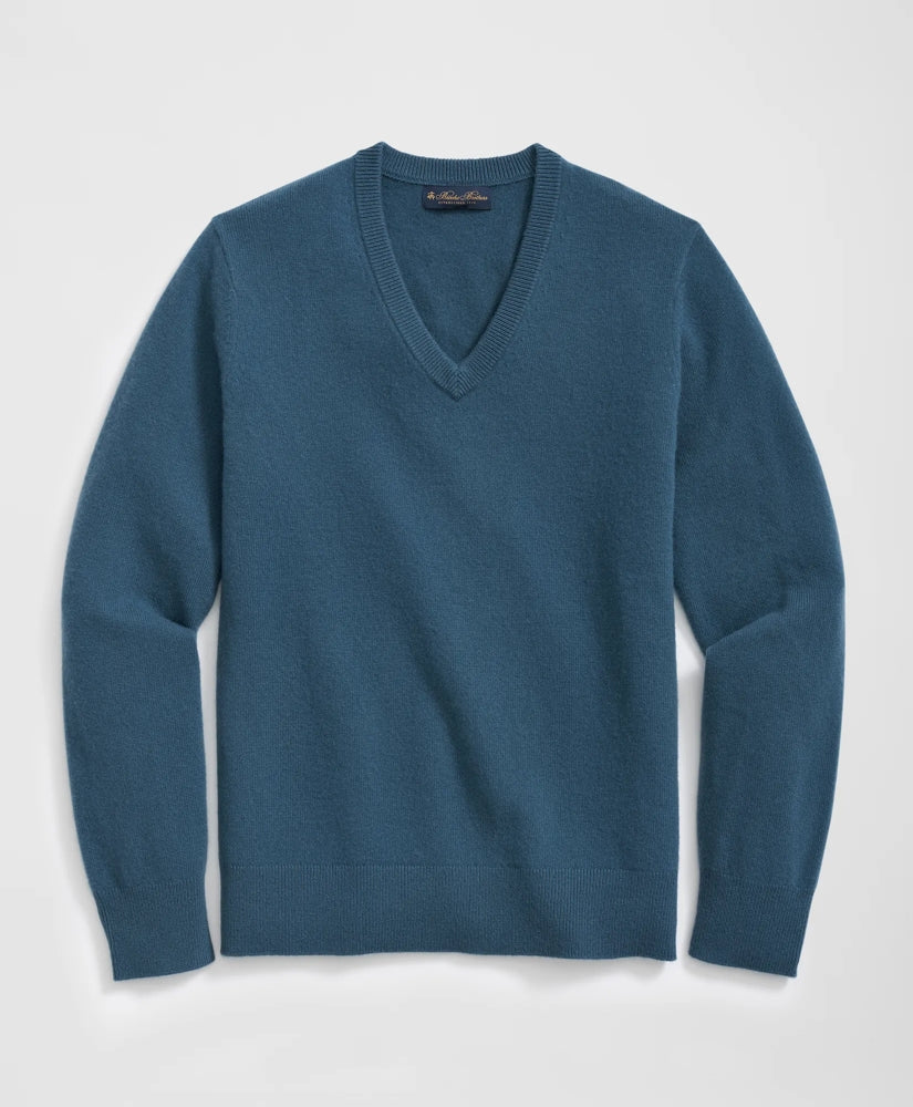 3-Ply Cashmere V-Neck Sweater / Brooks Brothers Men