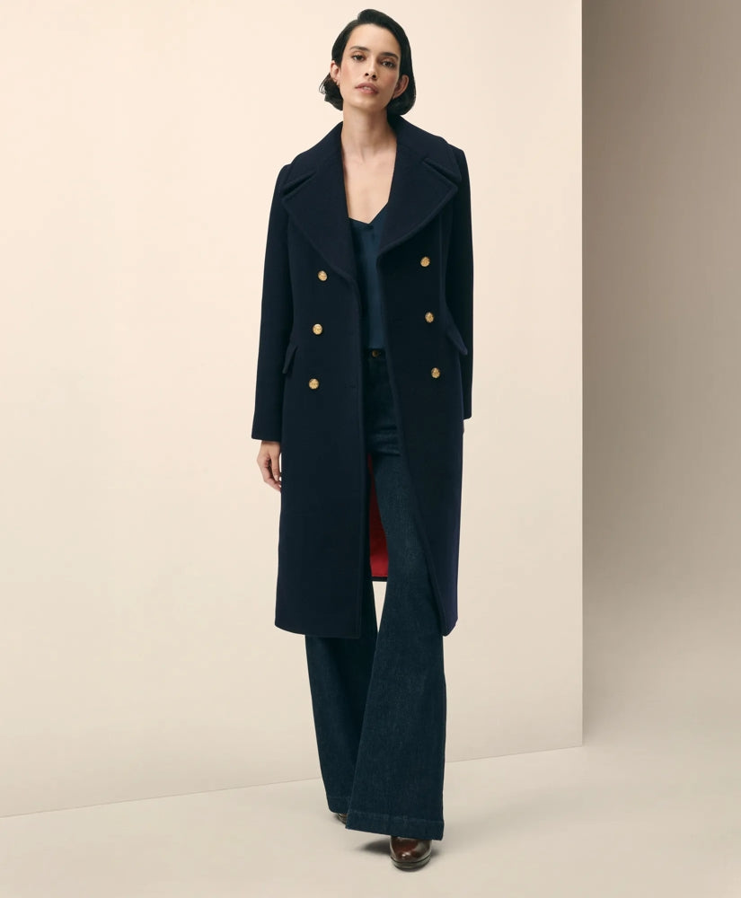 Wool Officer Coat / Brooks Brothers Women