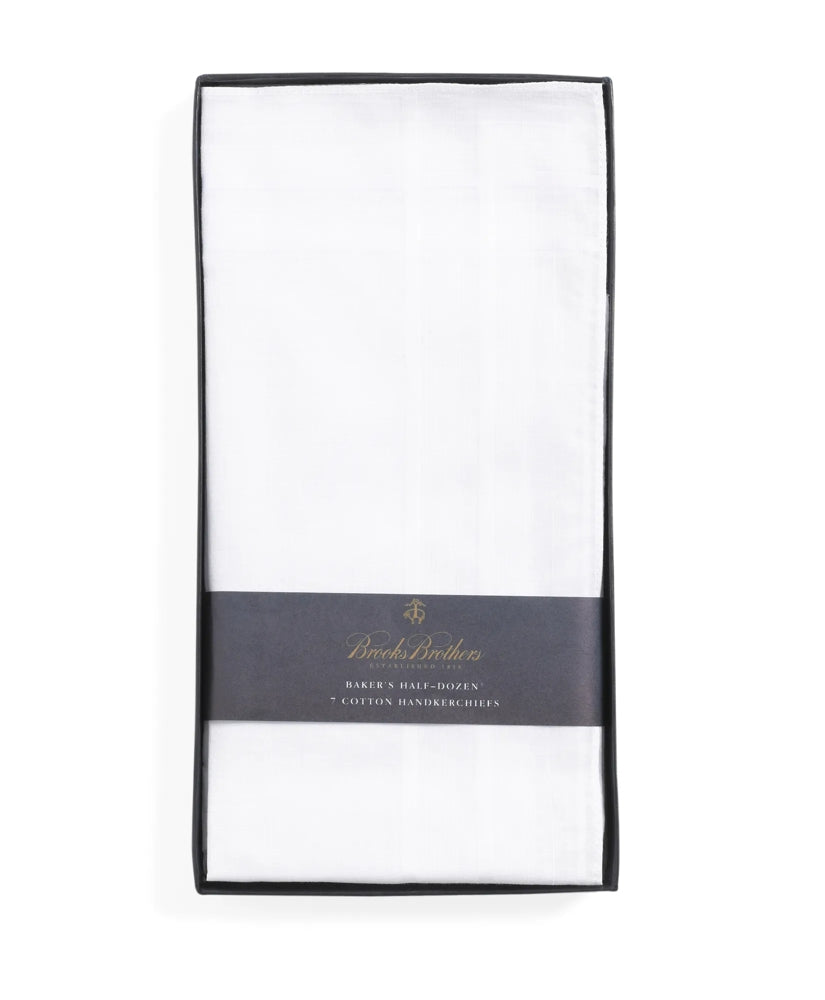 Pure Cotton Handkerchiefs-Set of 6 / Brooks Brothers Men