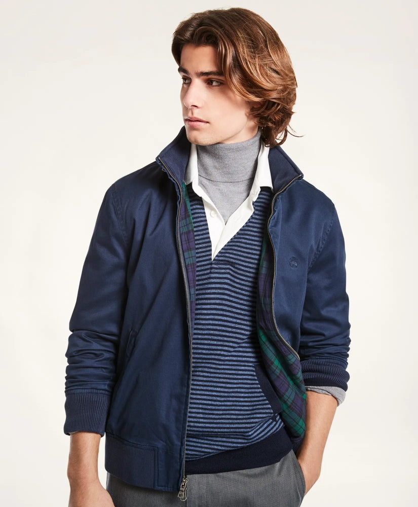 Cotton Bomber Jacket / Brooks Brothers Men
