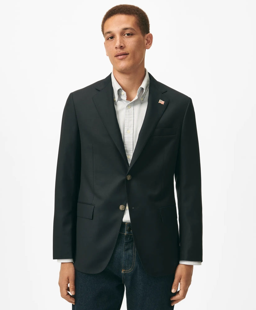Slim Fit Stretch Saxxon™ Wool 1818 Blazer / Brooks Brothers Men