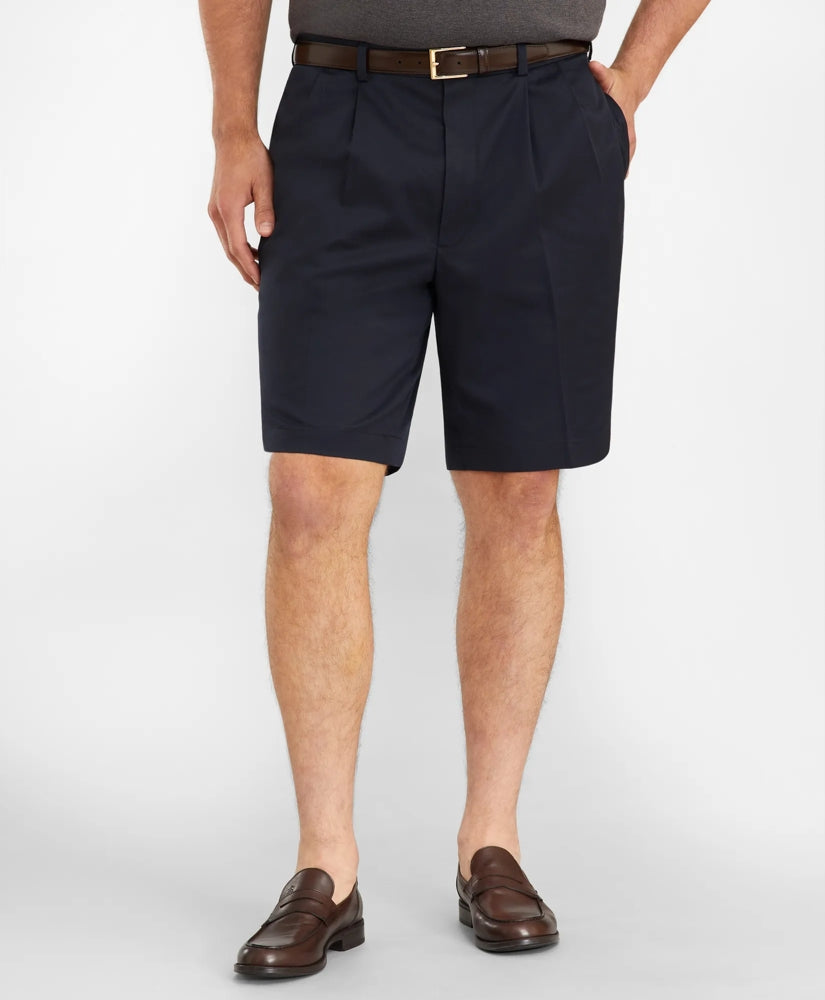 Big & Tall Pleat Front Stretch Advantage Chino / Brooks Brothers Sale