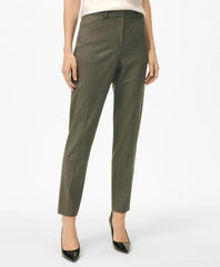 The Essentials Brooks Brothers Stretch Wool Slim Crop Pants / Brooks Brothers Women