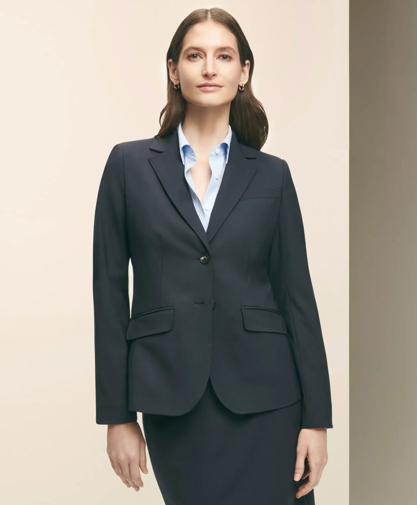 The Essentials Brooks Brothers Stretch Wool Jacket / Brooks Brothers Women