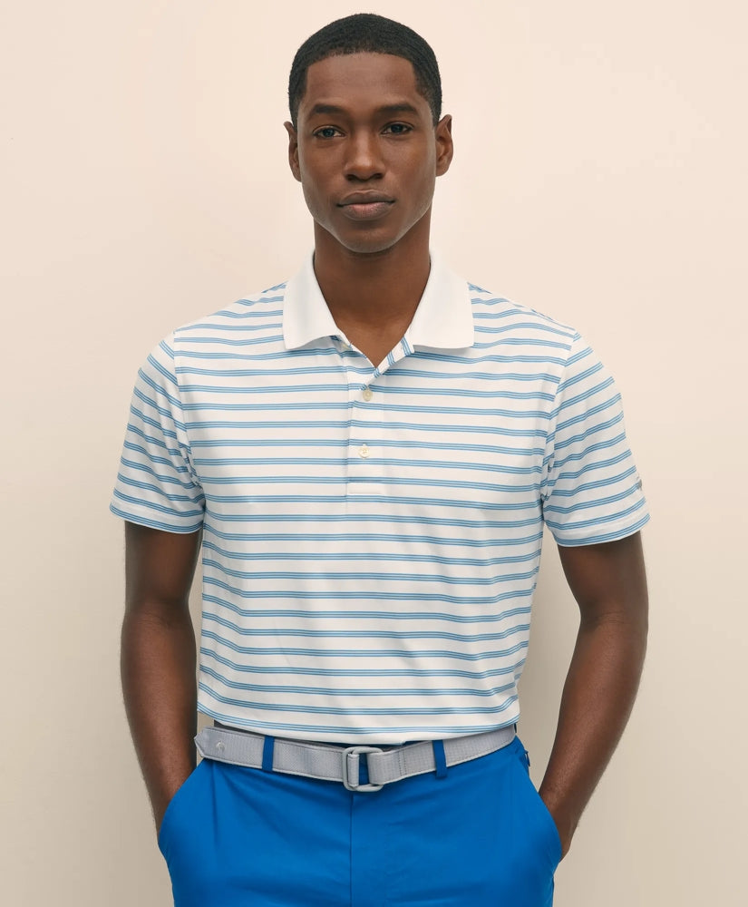 Performance Series BB#1 Stripe Polo Shirt / Brooks Brothers Sale