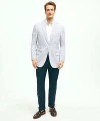 Classic Fit Stretch Cotton Seersucker Sport Coat / Brooks Brothers Tailored